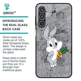 Cute Baby Bunny Glass Case for Samsung Galaxy M35 5G
