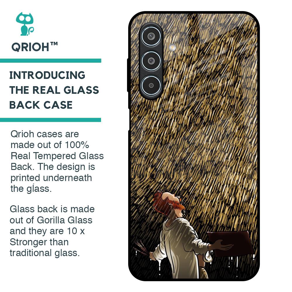 Rain Festival Glass Case for Samsung Galaxy M35 5G