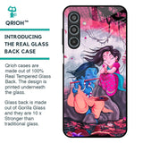 Radha Krishna Art Glass Case for Samsung Galaxy M35 5G