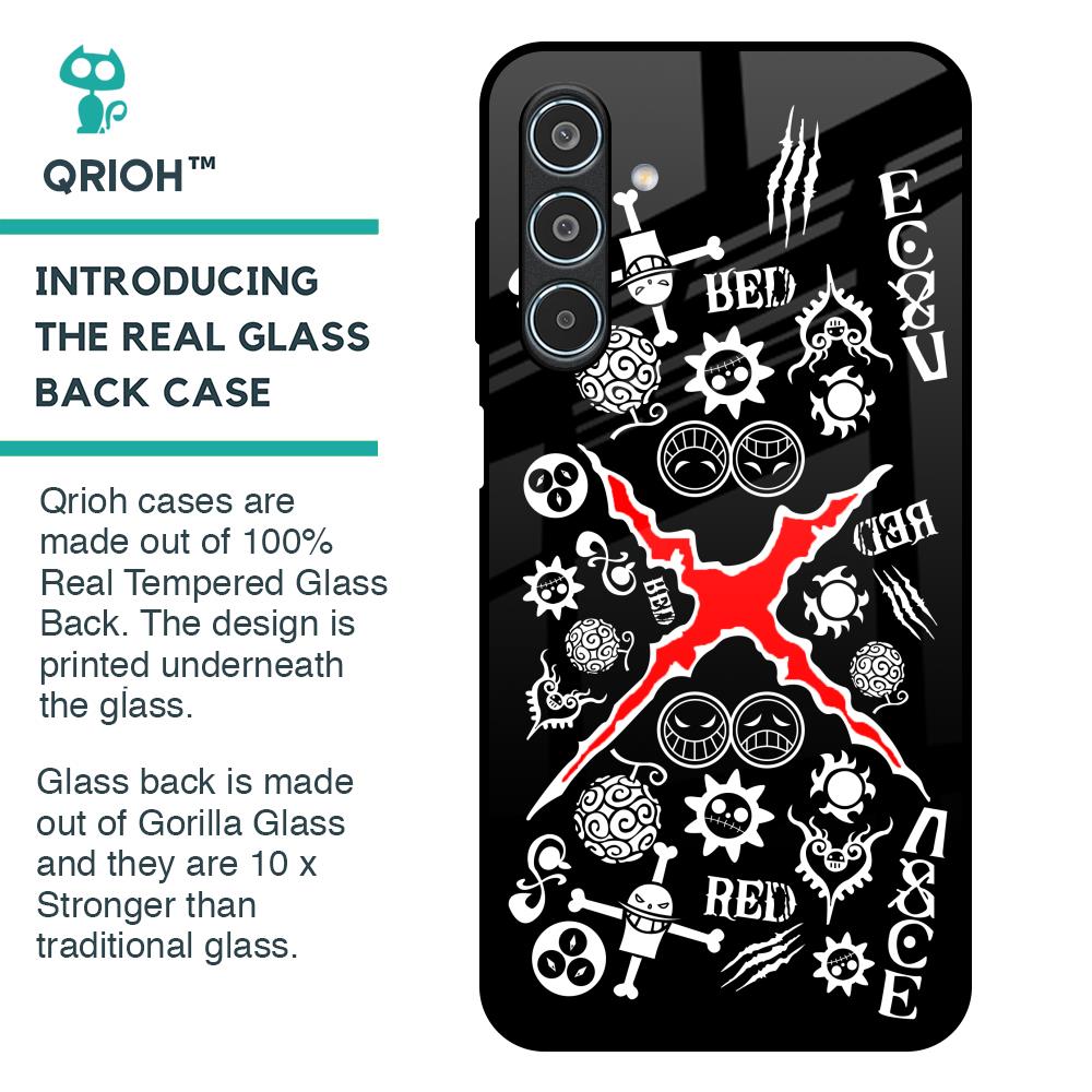 Red Zone Glass Case for Samsung Galaxy M35 5G