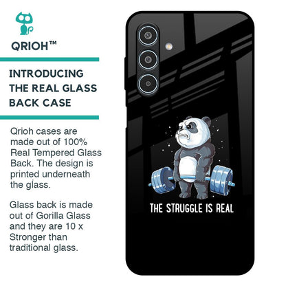 Real Struggle Glass Case for Samsung Galaxy M35 5G