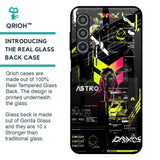 Astro Glitch Glass Case for Samsung Galaxy M35 5G