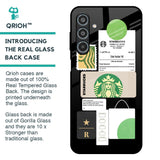 Coffee Latte Glass Case for Samsung Galaxy M35 5G