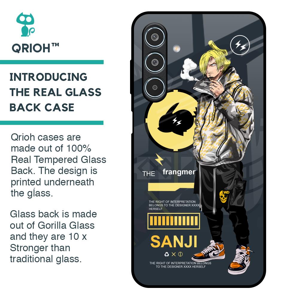 Cool Sanji Glass Case for Samsung Galaxy M35 5G