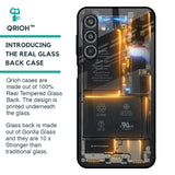 Glow Up Skeleton Glass Case for Samsung Galaxy M35 5G