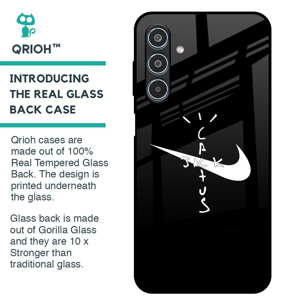 Jack Cactus Glass Case for Samsung Galaxy M35 5G