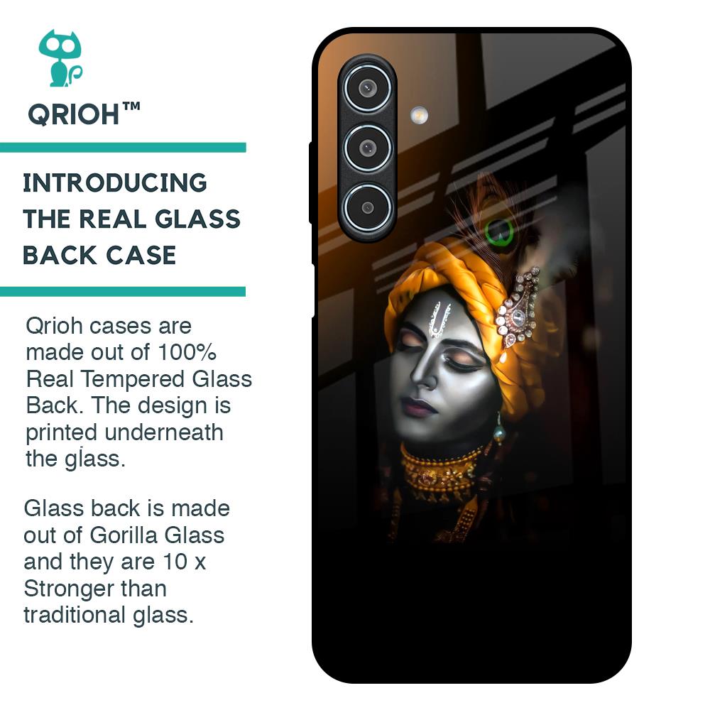 Ombre Krishna Glass Case for Samsung Galaxy M35 5G