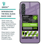 Run & Freedom Glass Case for Samsung Galaxy M35 5G