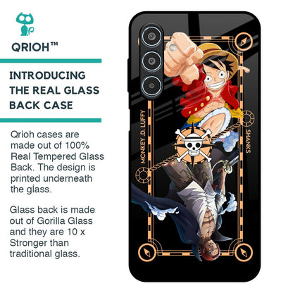 Shanks & Luffy Glass Case for Samsung Galaxy M35 5G