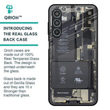 Skeleton Inside Glass Case for Samsung Galaxy M35 5G