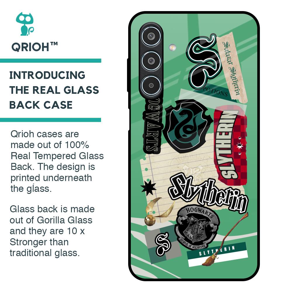 Slytherin Glass Case for Samsung Galaxy M35 5G
