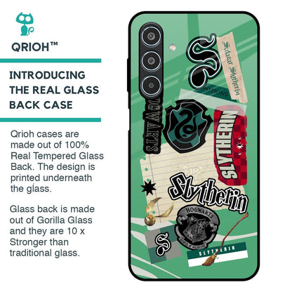 Slytherin Glass Case for Samsung Galaxy M35 5G