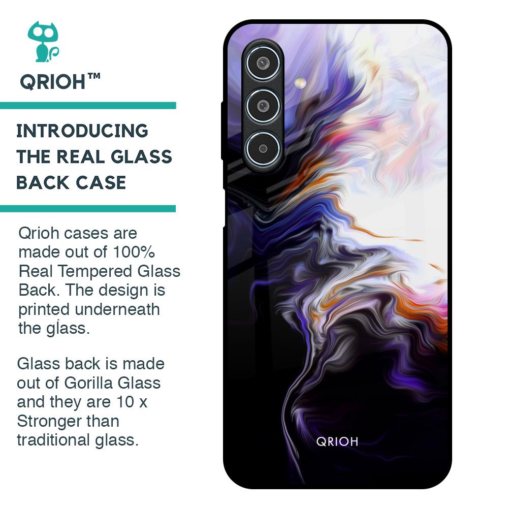 Enigma Smoke Glass Case for Samsung Galaxy M35 5G