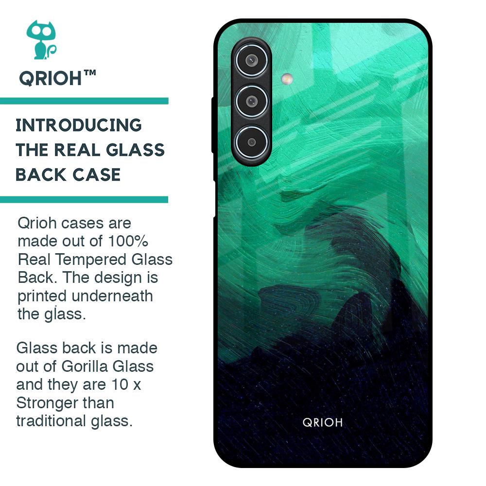 Scarlet Amber Glass Case for Samsung Galaxy M35 5G