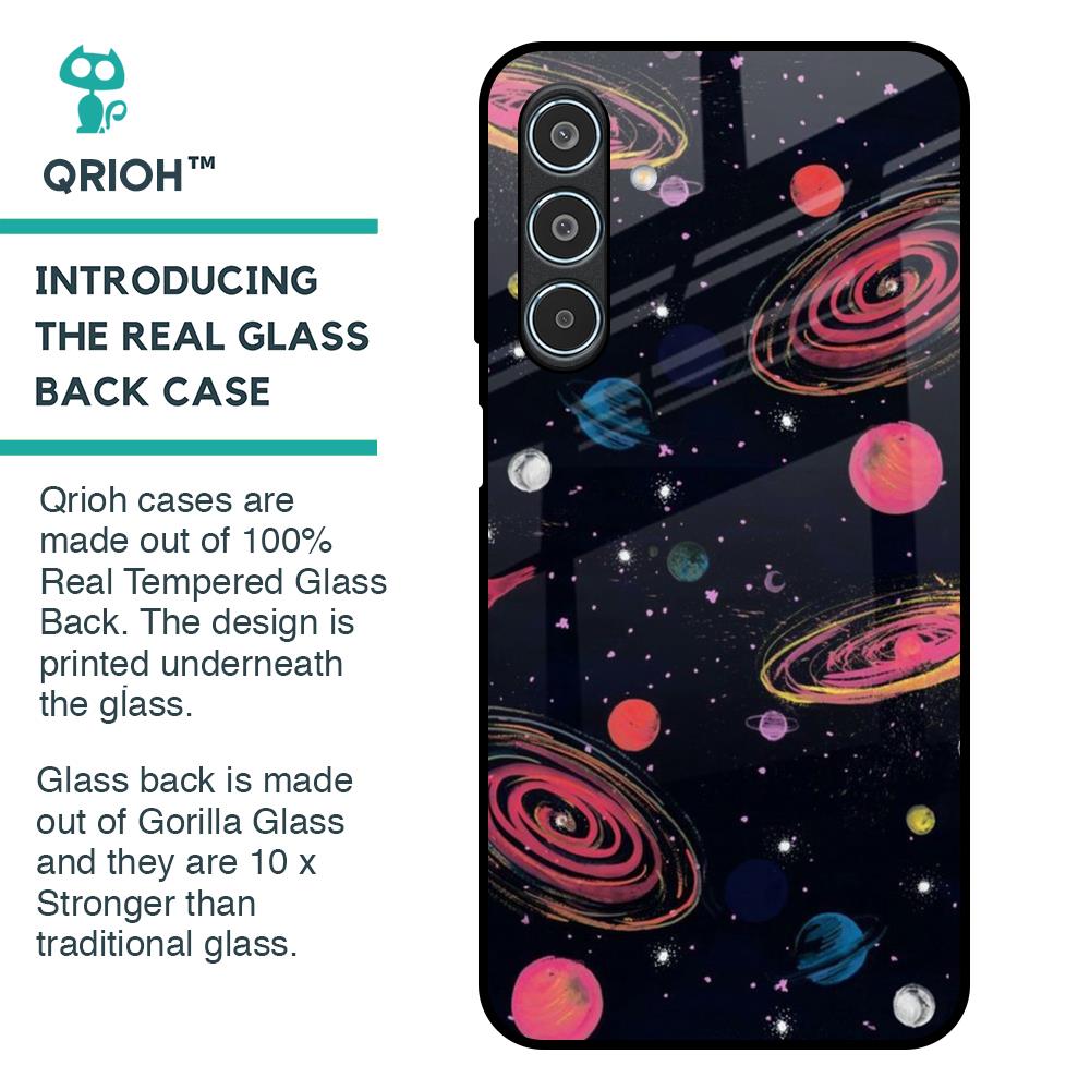 Galaxy In Dream Glass Case For Samsung Galaxy M35 5G