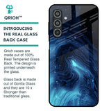 Dazzling Ocean Gradient Glass Case For Samsung Galaxy M35 5G