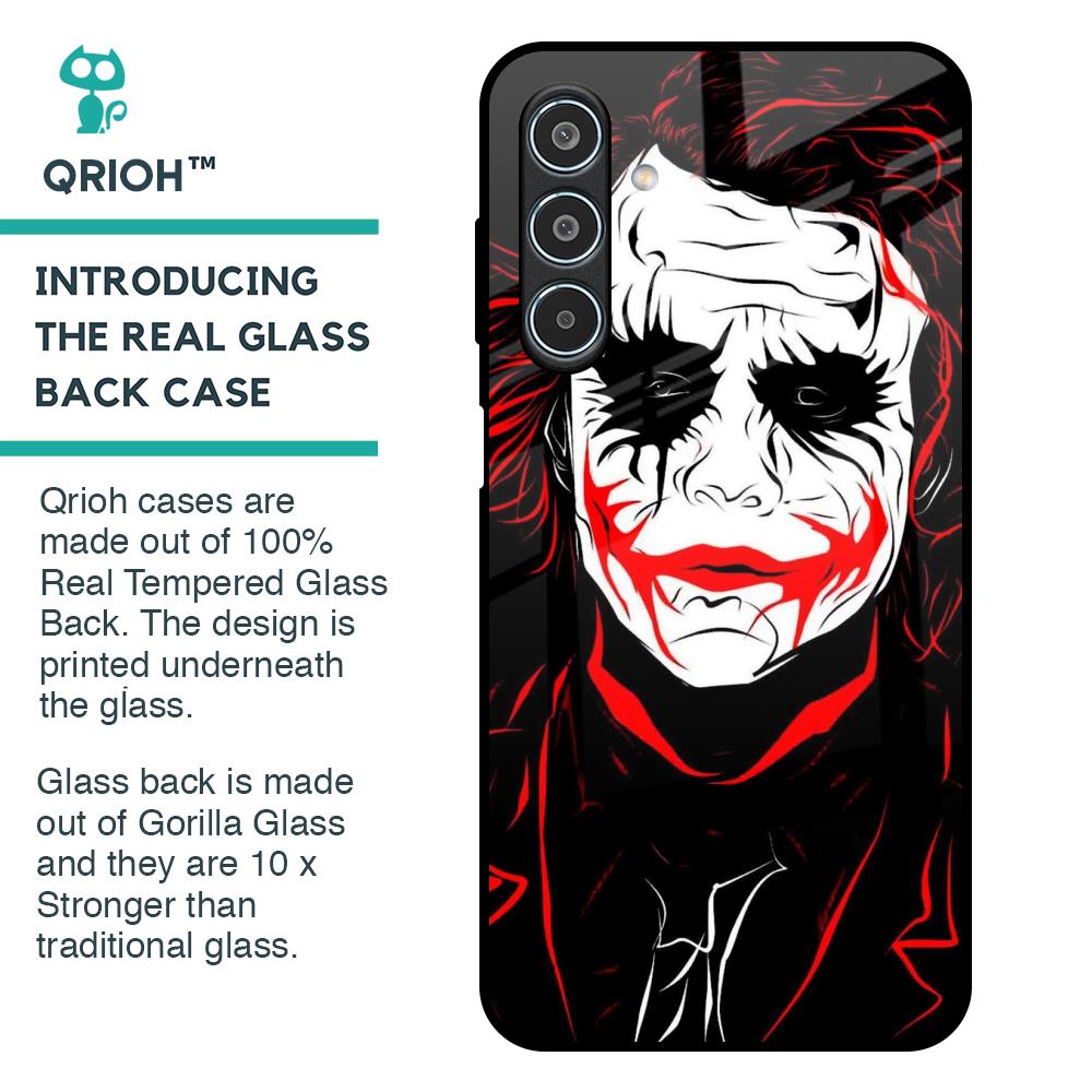 Life In Dark Glass Case For Samsung Galaxy M35 5G