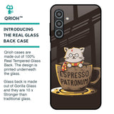 Tea With Kitty Glass Case For Samsung Galaxy M35 5G
