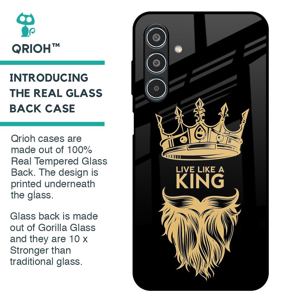 King Life Glass Case For Samsung Galaxy M35 5G