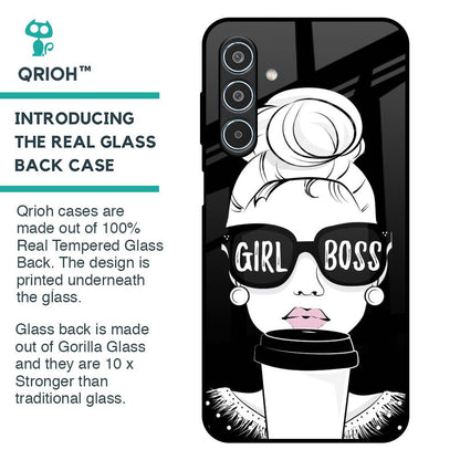 Girl Boss Glass Case For Samsung Galaxy M35 5G