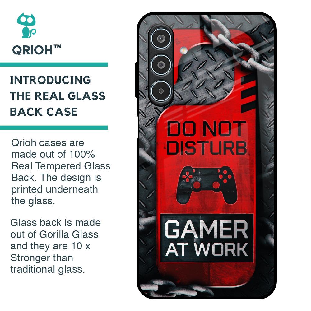 Do No Disturb Glass Case For Samsung Galaxy M35 5G