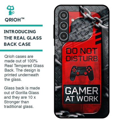 Do No Disturb Glass Case For Samsung Galaxy M35 5G