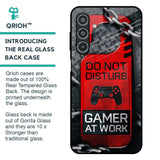 Do No Disturb Glass Case For Samsung Galaxy M35 5G