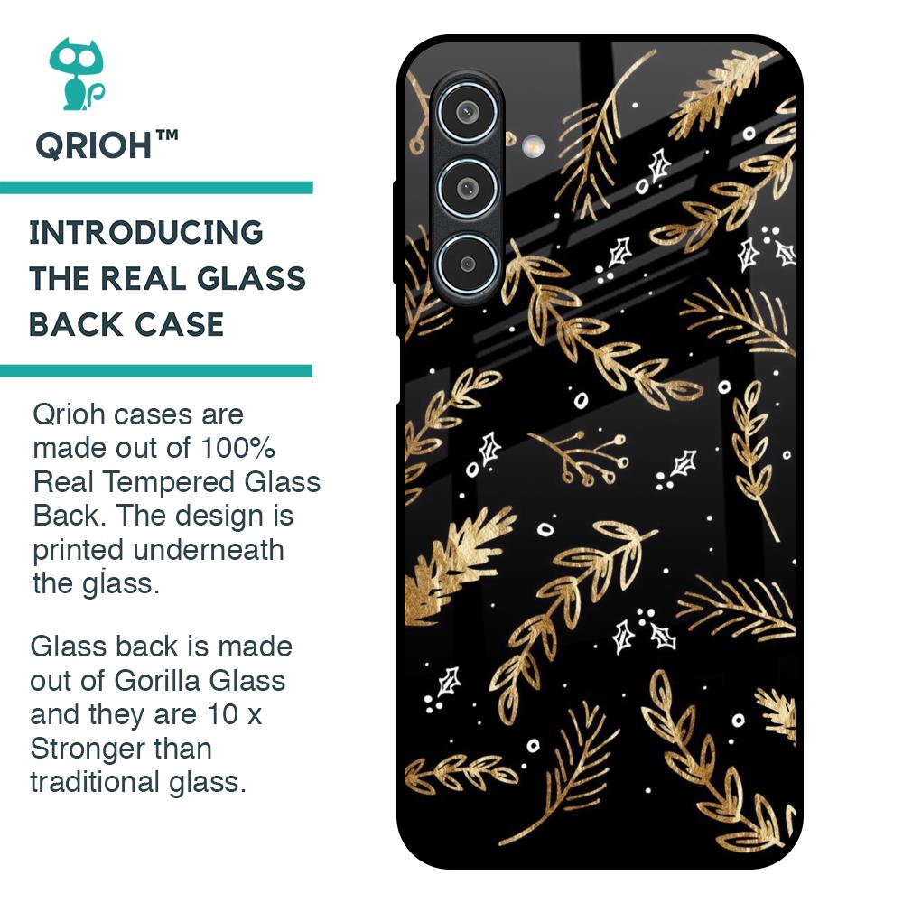 Autumn Leaves Glass Case for Samsung Galaxy M35 5G