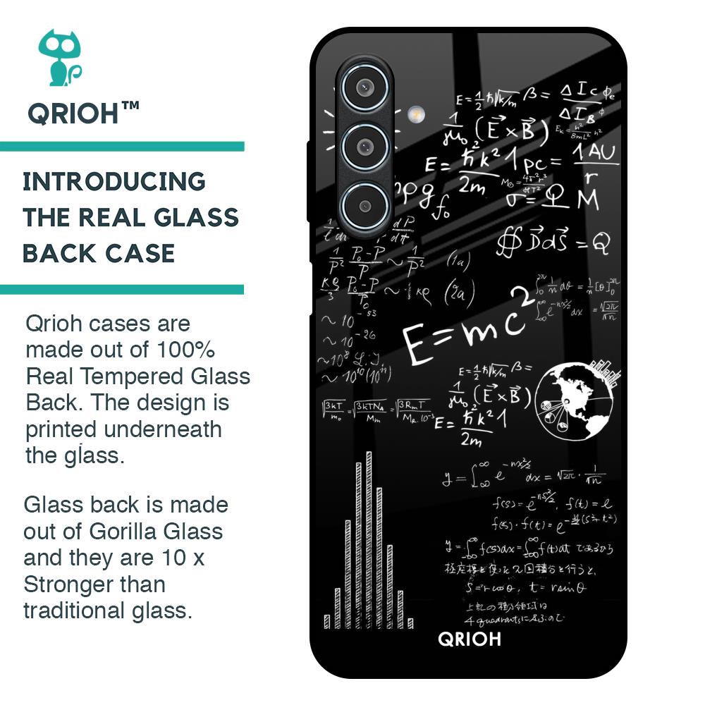 Funny Math Glass Case for Samsung Galaxy M35 5G