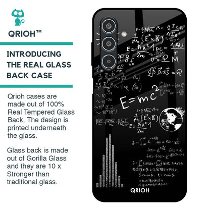 Funny Math Glass Case for Samsung Galaxy M35 5G