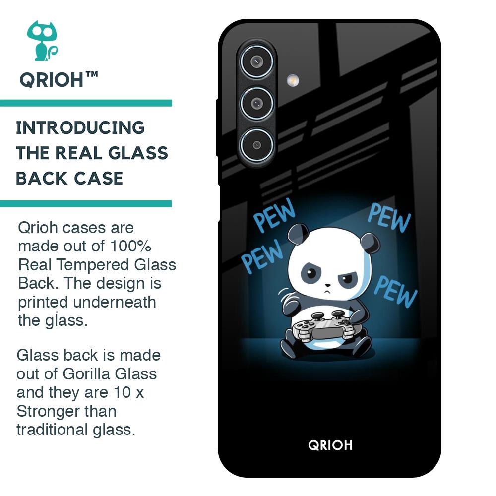 Pew Pew Glass Case for Samsung Galaxy M35 5G