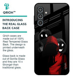 Shadow Character Glass Case for Samsung Galaxy M35 5G
