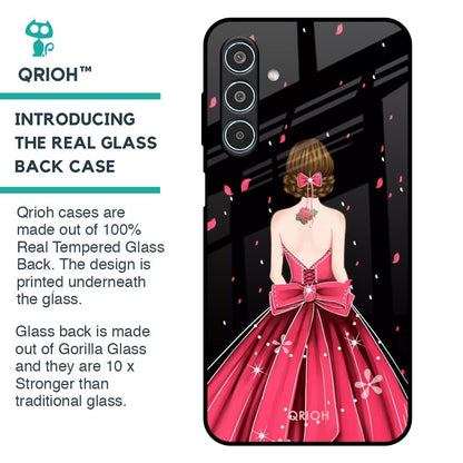 Fashion Princess Glass Case for Samsung Galaxy M35 5G