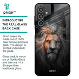 Devil Lion Glass Case for Samsung Galaxy M35 5G