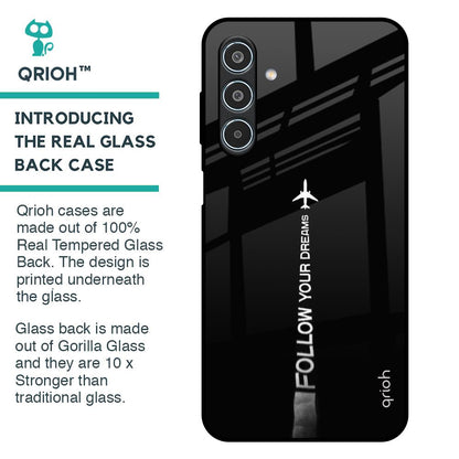 Follow Your Dreams Glass Case for Samsung Galaxy M35 5G