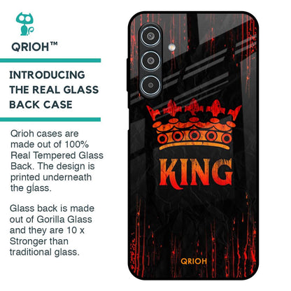 Royal King Glass Case for Samsung Galaxy M35 5G
