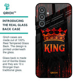 Royal King Glass Case for Samsung Galaxy M35 5G