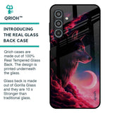Moon Wolf Glass Case for Samsung Galaxy M35 5G