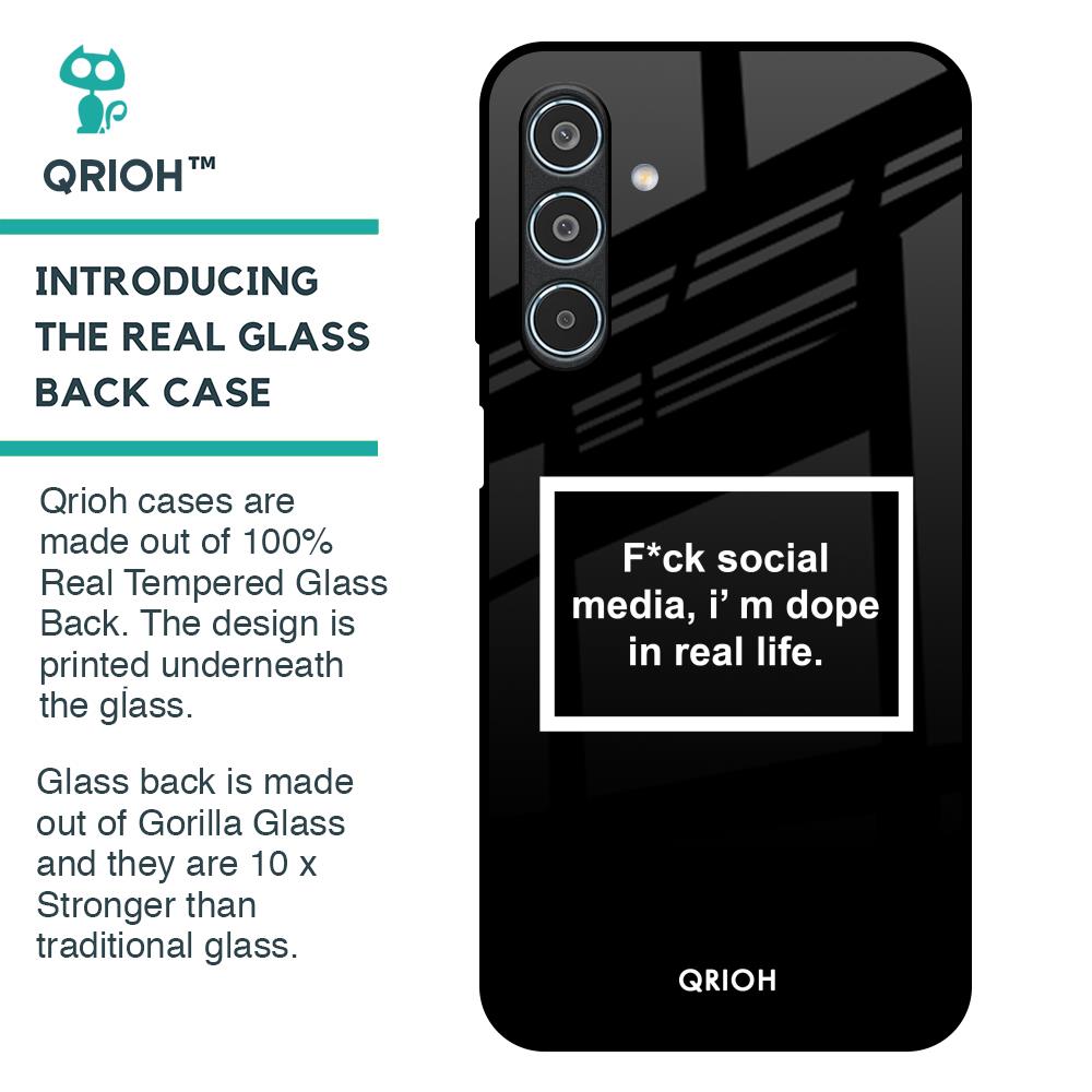 Dope In Life Glass Case for Samsung Galaxy M35 5G
