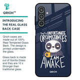 Struggling Panda Glass Case for Samsung Galaxy M35 5G