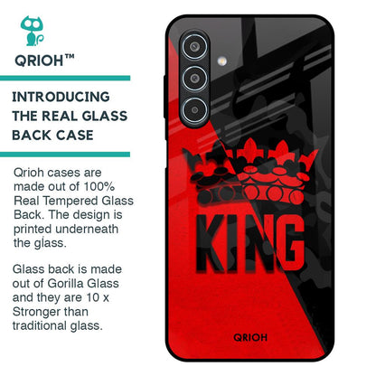 I Am A King Glass Case for Samsung Galaxy M35 5G