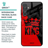 I Am A King Glass Case for Samsung Galaxy M35 5G
