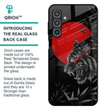 Red Moon Tiger Glass Case for Samsung Galaxy M35 5G