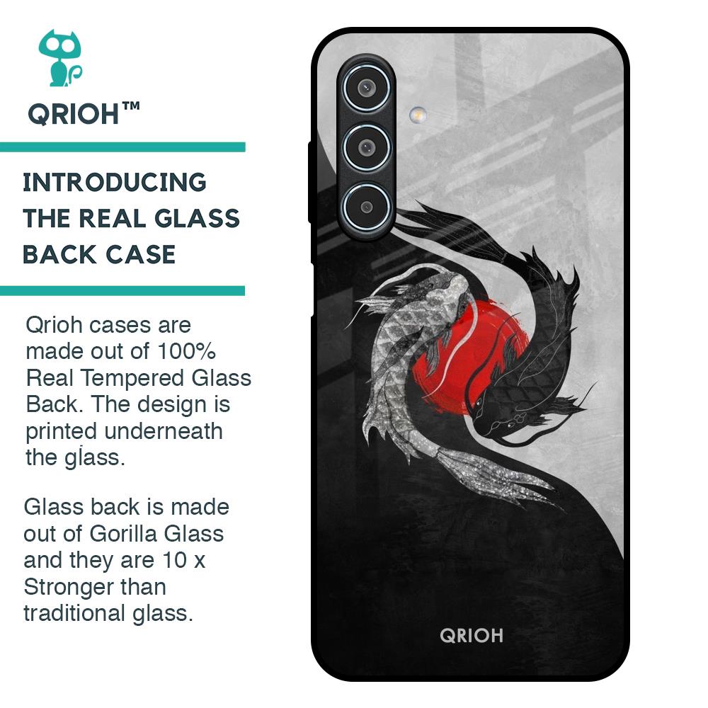 Japanese Art Glass Case for Samsung Galaxy M35 5G