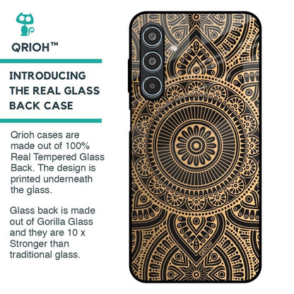 Luxury Mandala Glass Case for Samsung Galaxy M35 5G