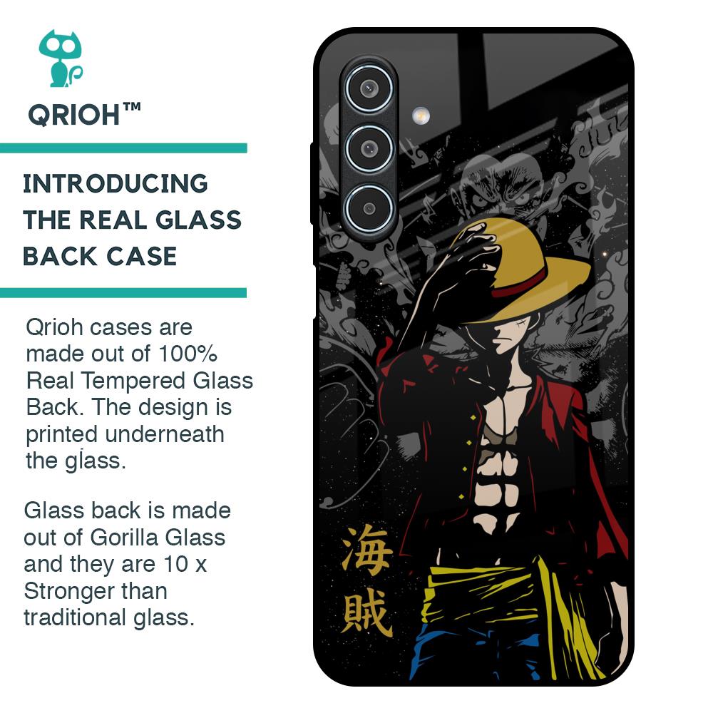 Dark Luffy Glass Case for Samsung Galaxy M35 5G