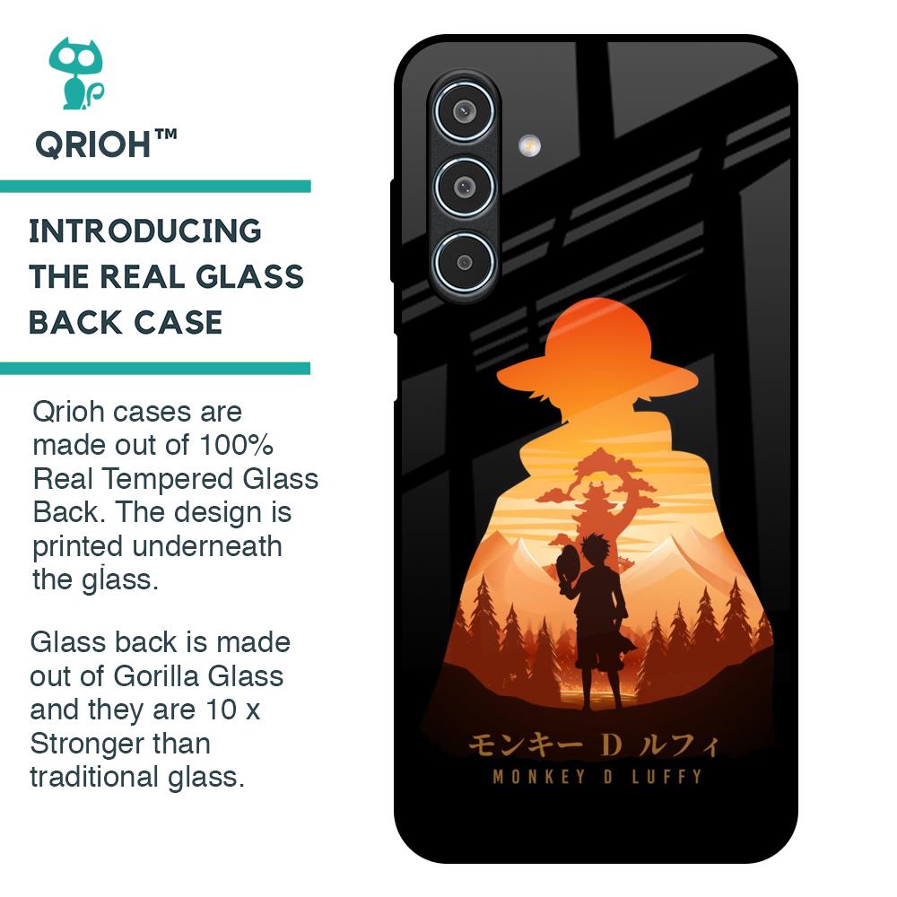 Luffy One Piece Glass Case for Samsung Galaxy M35 5G