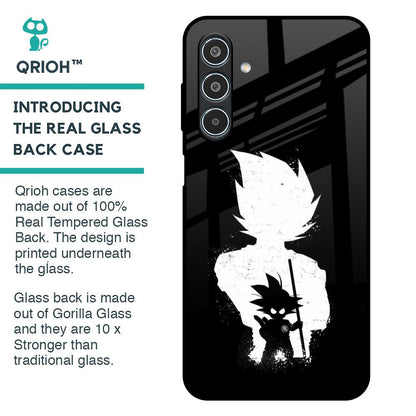 Monochrome Goku Glass Case for Samsung Galaxy M35 5G