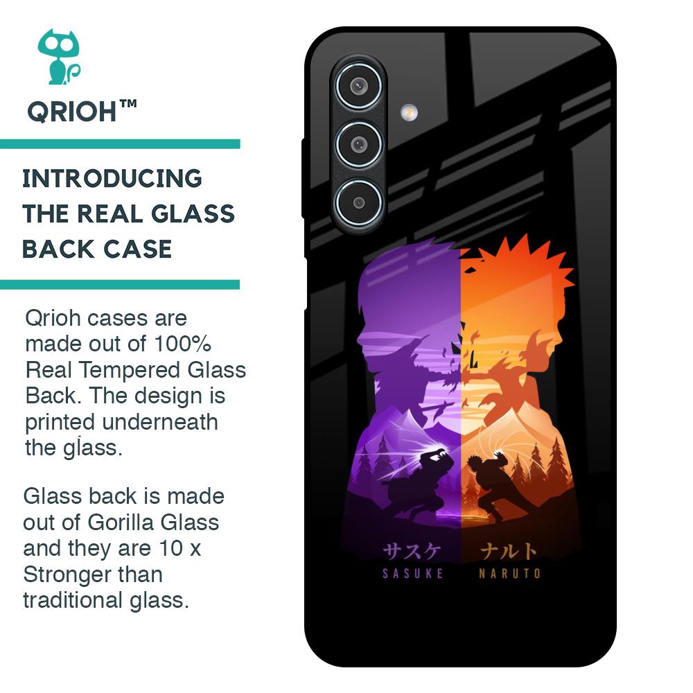 Minimalist Anime Glass Case for Samsung Galaxy M35 5G