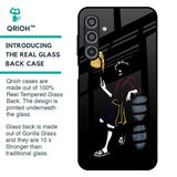 Luffy Line Art Glass Case for Samsung Galaxy M35 5G